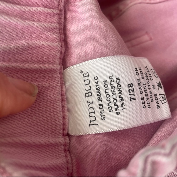 Judy Blue Light Pink Denim - Picture 4 of 4